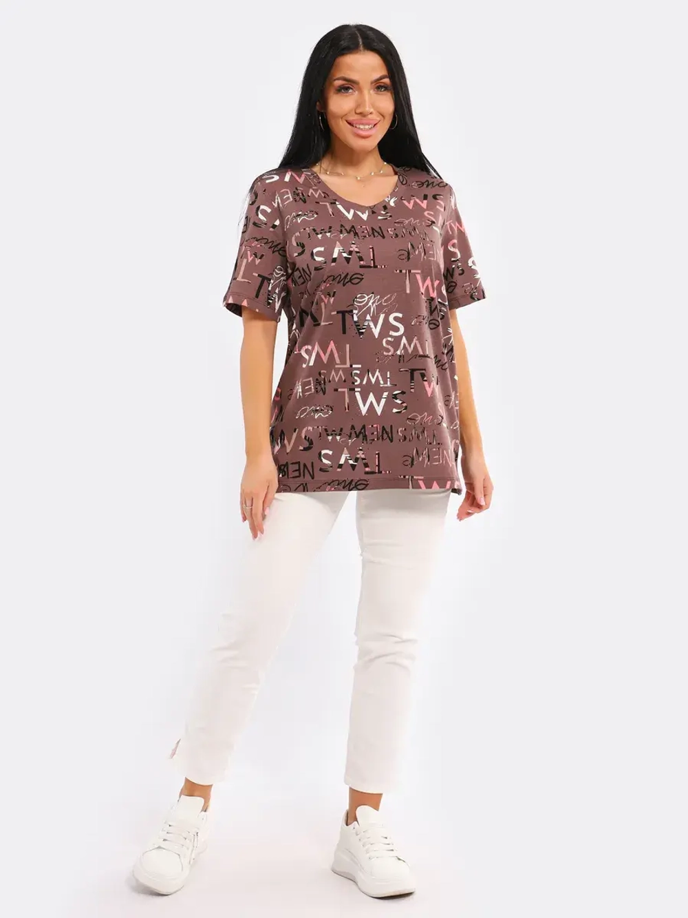 Футболка женская большие размеры