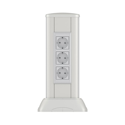 Миниколонна алюминиевая 0,35 м, цвет светло-серебристый металлик