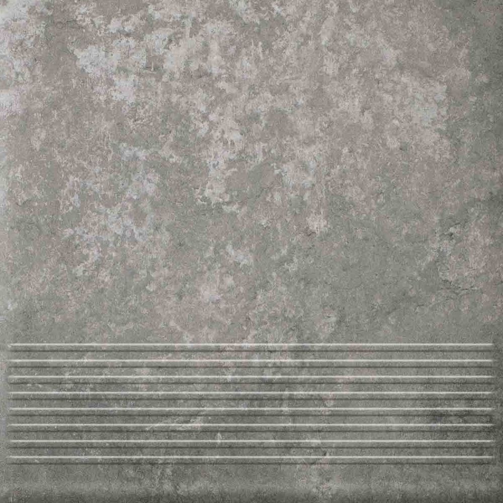 Ceramika Paradyz - Arteon Grys - Ступень с насечками рядовая 300x300