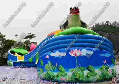 Надувной наземный аквапарк «Пруд с лотосами», 25*25*5 м