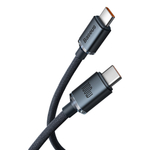 Type-C Кабель Baseus Crystal Shine Series Fast Charging Data Cable Type-C to Type-C 100W - Black