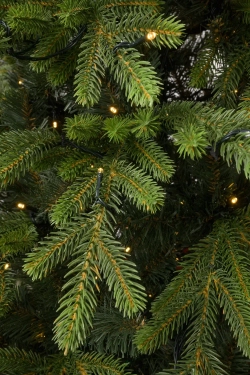 Искусственная елка Рождественская 210 см., 500 теплых-белых Led ламп, литая+пвх, ЕлкиТорг (204210)