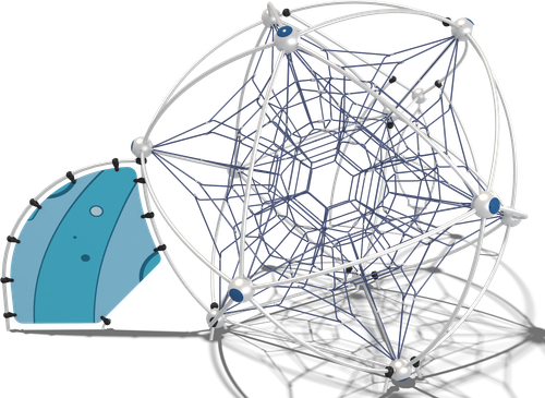 Гибкие элементы для лазания Феникс (паттерн Fairytale)