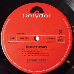 Винтажная виниловая пластинка LP The Best Of Rainbow (Japan 1980) (No Obi) Since You Been Gone