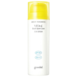 Goodal Green Tangerine Vita C Dark Spot Care Sun Serum SPF50+ PA++++ солнцезащитная сыворотка