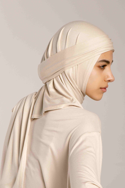 Хиджаб Молик тройка бежевый