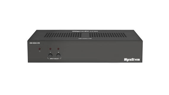 Wyrestorm SW-0204-VW - процессор видеостены для 4-х дисплеев. 4К60 4:4:4 HDMI 2.0 входы и выходы. 2 входа, 4 выхода. 1 х 5 pin аудио выход.