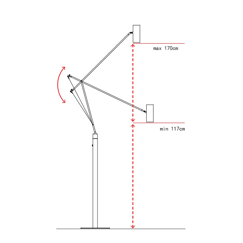 Торшер MJ6021F/S Multicolor