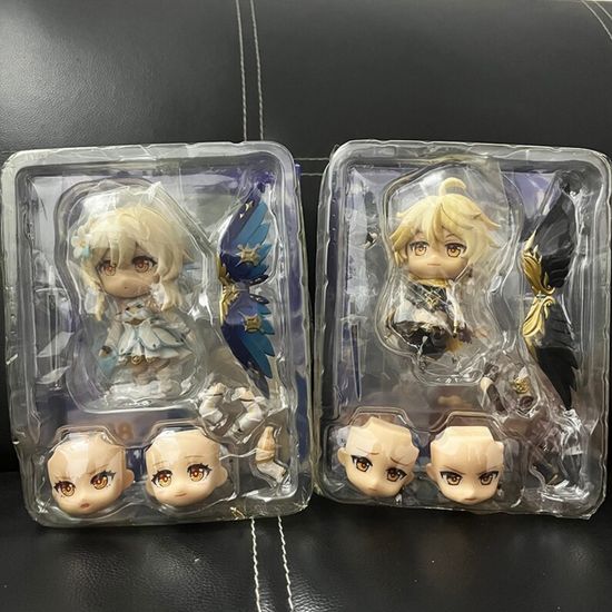 Фигурка нендороид Путешественник, Итэр, Геншин Импакт, Genshin impact, 10 см