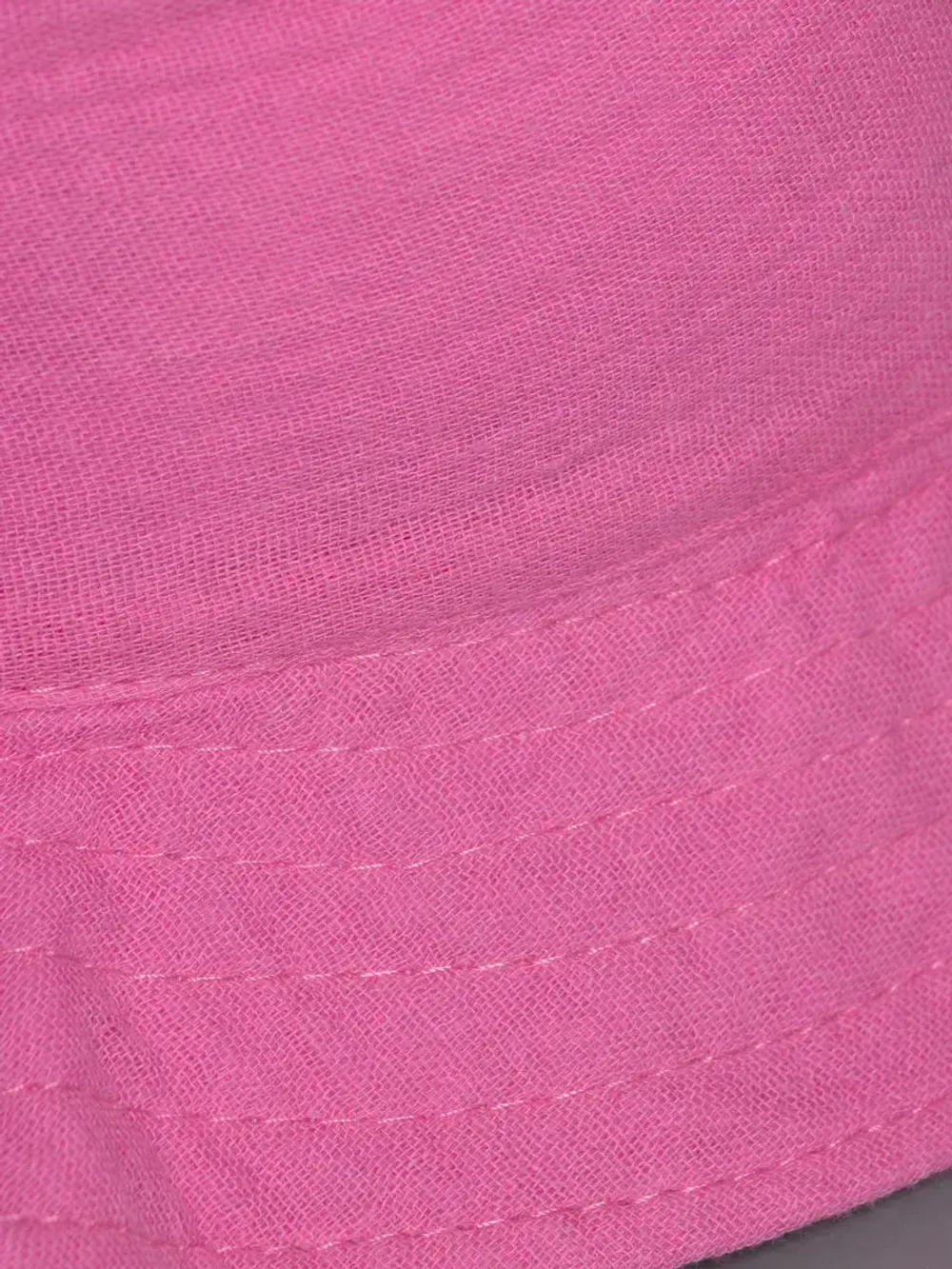 Розовая детская панама на лето с завязками