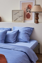 Набор наволочек из премиального сатина сиреневого цвета из коллекции essential, 50х70 см