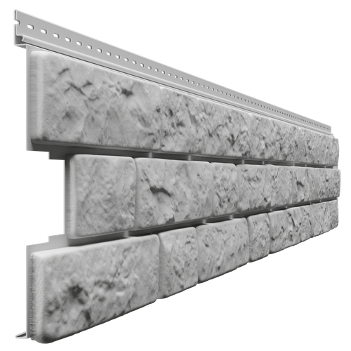 Сайдинг LUX под камень, Bergart, табачный