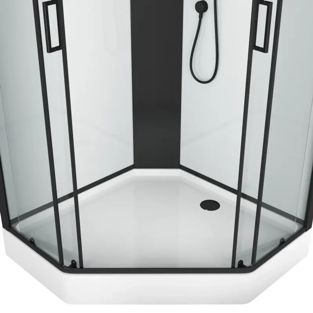 Душевая кабина Grossman Elegans GR250D (100х100х217) дверь раздвижная,5 мест