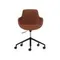 Рабочее кресло на колесиках Tissiana коричневое