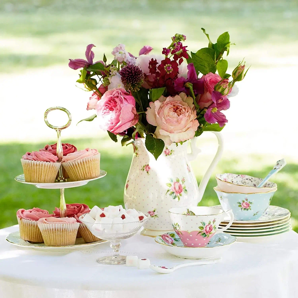 Royal Albert Поднос второго уровня Polka Rose