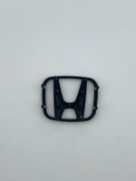 Эмблема на руль Mazda черная / шильдик на руль Мазда черная 59 мм