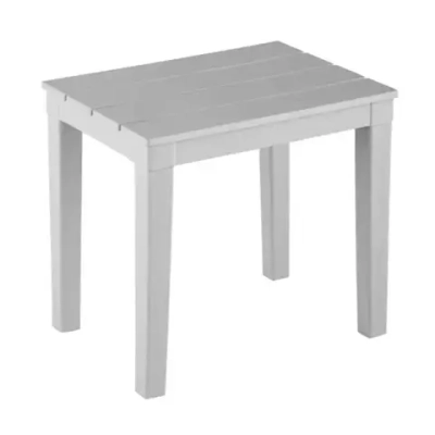 Столик для шезлонга Прованс белый 400х370мм