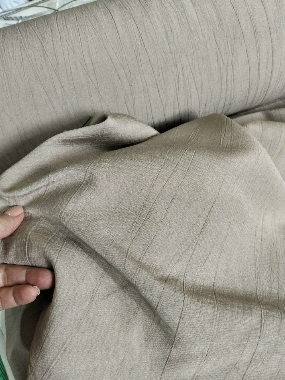 Штапель тергалет какао