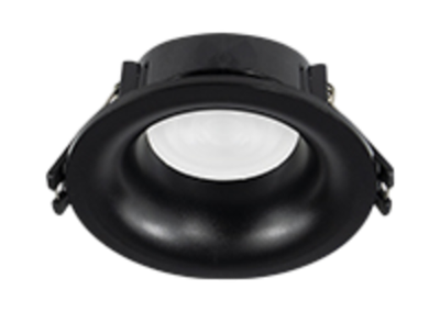 Светильник MR16 ZOOM круг чёрный, D85*75*40 мм, 100 шт/кор