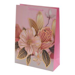 GAEM Пакет подарочный L (бумага 210г/м2, блок микс 12шт), L30 W12 H41,5 см, 4в.