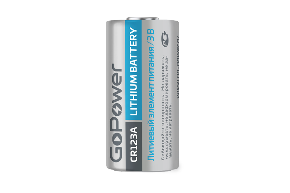 Gopower16340/3.6V 650mAn защита