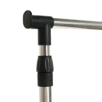 Вешалка напольная узкая на колесиках 83х43х160