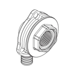 Угольник REHAU для подсоединения сливного бачка 16-Rp1/2 RX+ (14563731001)