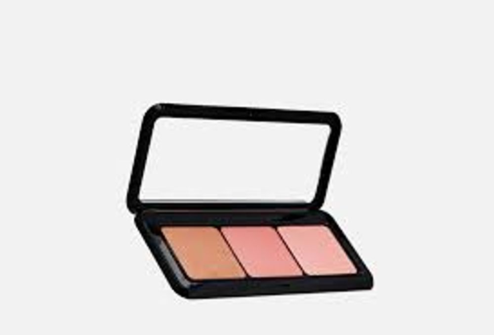 Kiko Milano Multi Finish Trio 01 Палетка румяна и бронзер