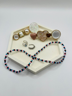 Органайзер Brand-is "Чайная свеча", гипс, белый текстурный, 1х11х11 см