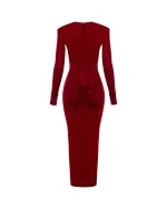 Платье Unique maxi, Бордовый