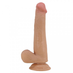 Реалистичный фаллоимитатор на присоске Tallen Sliding skin (22*4 см) телесный