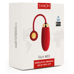 Красное интерактивное виброяйцо Svakom Ella Neo SCB-02D