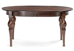 Стол Авилла 150(200)х110х77 орех темный / орех