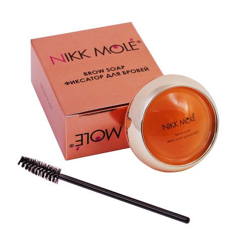 Фиксатор для бровей Nikk Mole Brow Soap (Апельсин)