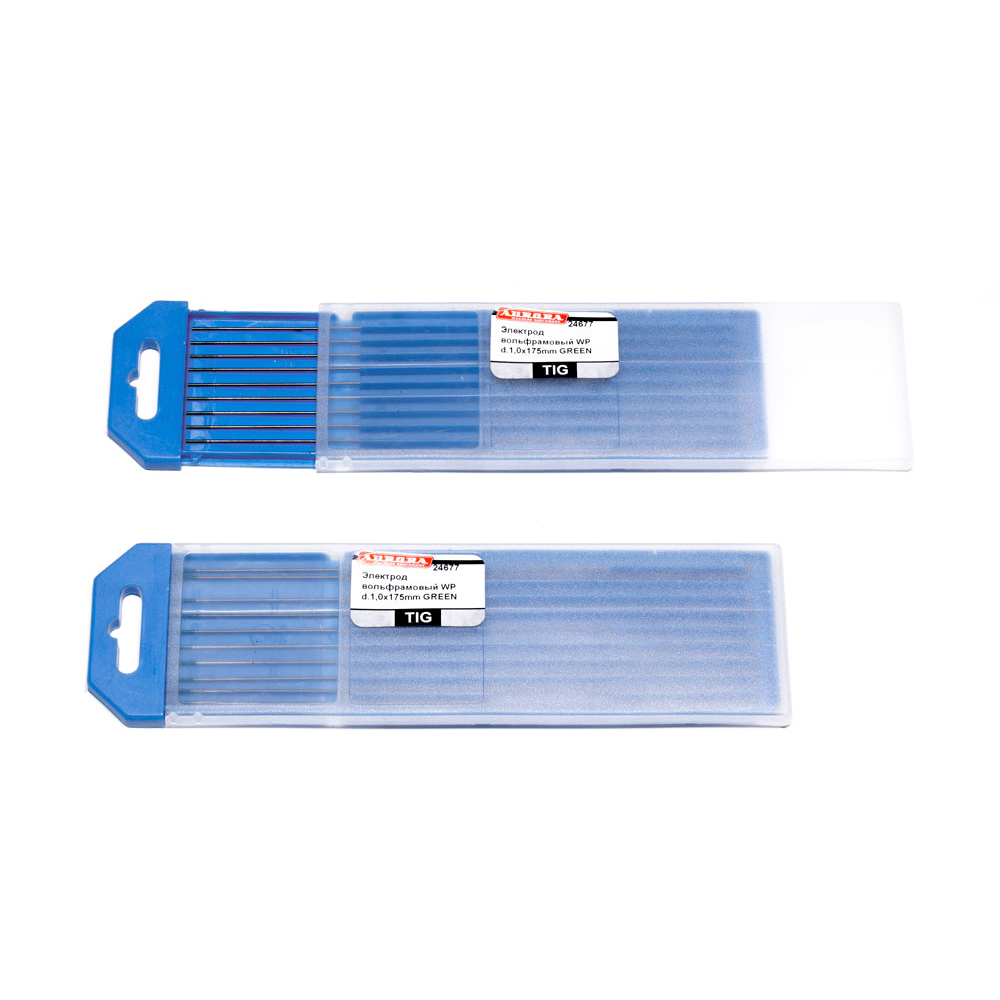 Вольфрамовый электрод WP d.1.0x175 mm GREEN