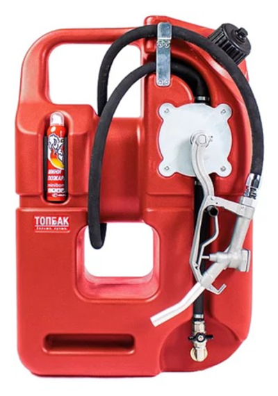 Передвижная заправочная станция 100л ТОПБАК красный