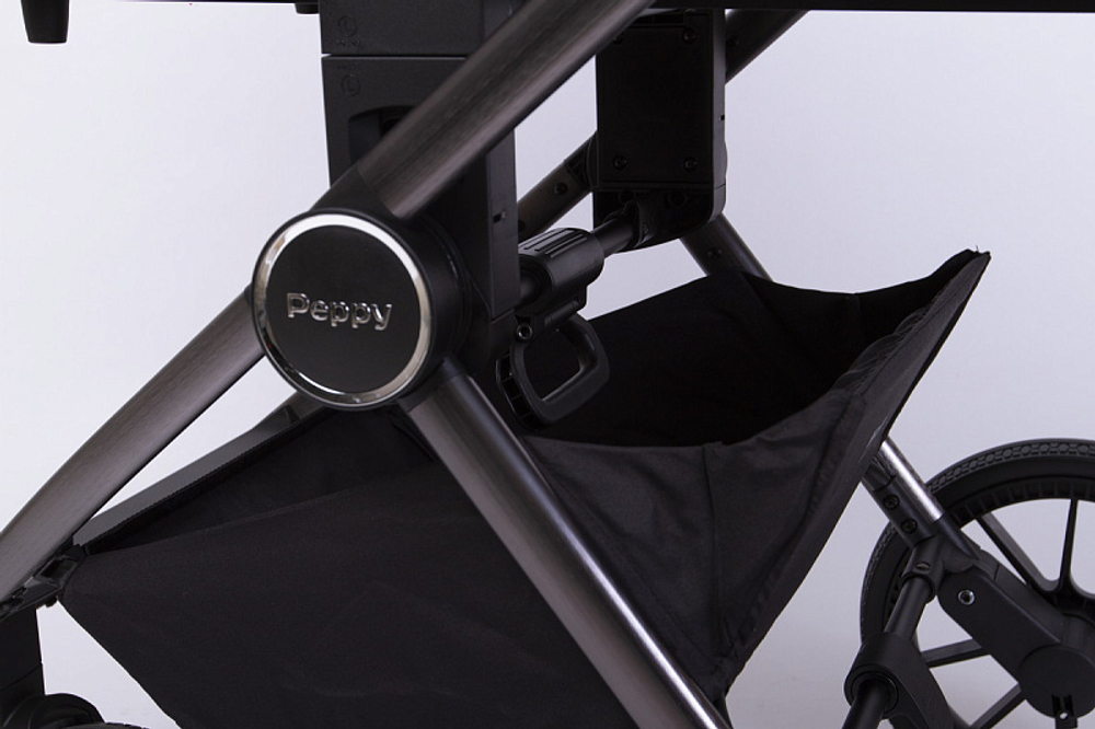 Детская коляска Peppy Monaco GP 3 в 1 Antrazit рама графит