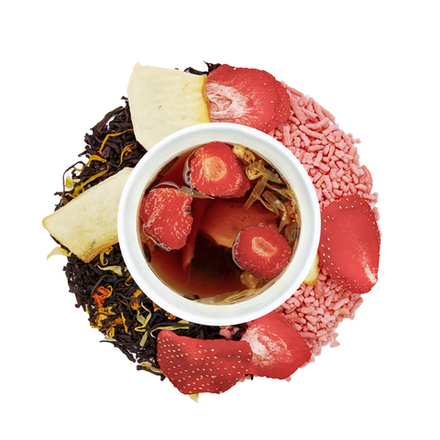 Чай Tasteabrew черный КЛУБНИКА С ДЫНЕЙ (для стаканчика)
