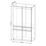 Луксор Шкаф 2-х ств.