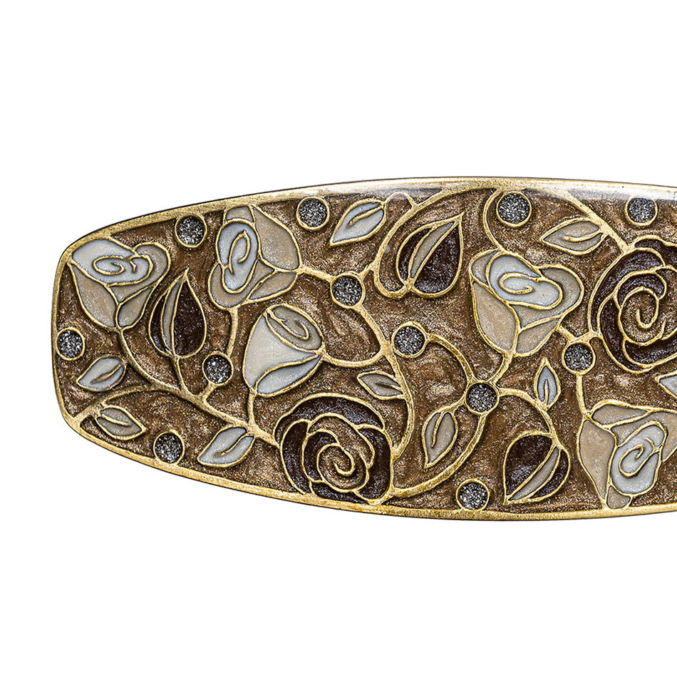 Заколка для волос Clara Bijoux Роза G72814 BR/G
