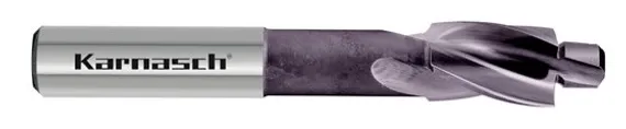 Цековка под резьбу М2, с цапфой, Ø4,3хØ2,2 мм, DIN 373, HSS-XE/Titan-Tec, Karnasch. арт. 20.1891.020