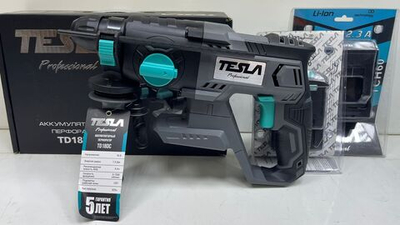 Аккумуляторный перфоратор Tesla TD18DC