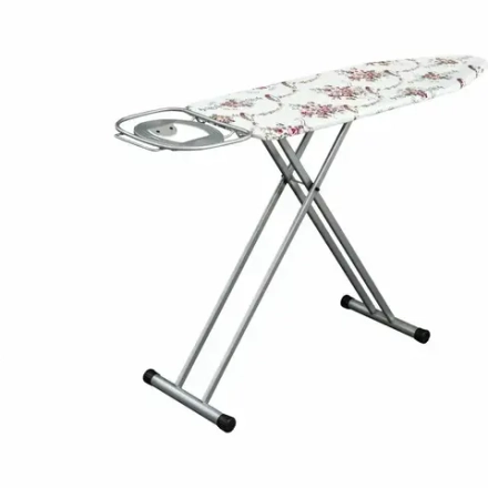 Доска гладильная "Домина серая" металл сетка,высота 70-90cm,пл.42x125  PERILLA