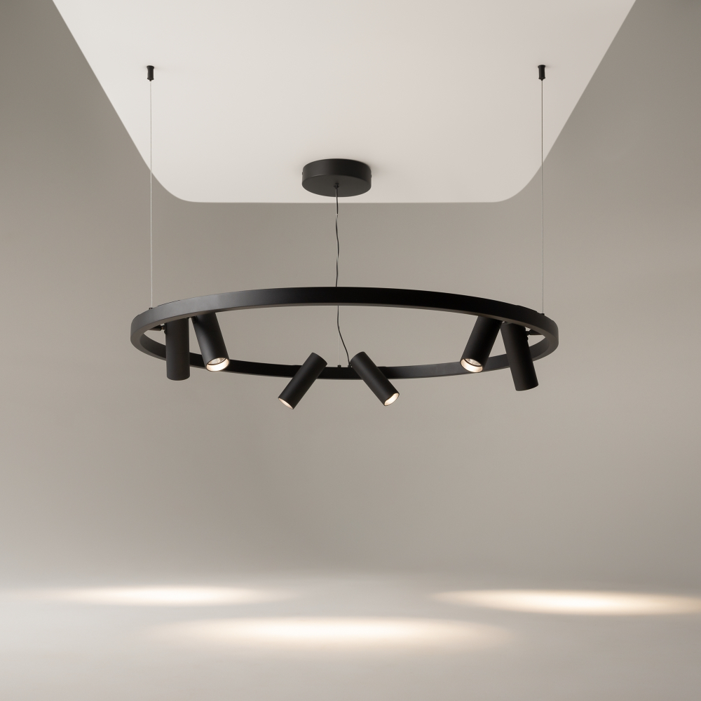 Подвесная светодиодная люстра Maytoni Satellite MOD102PL-L42BK