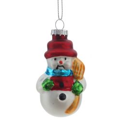 GAEM Украшение новогоднее "Снеговик", L5 W4 H9,5 см, 3в.