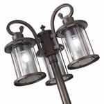 SL080.425.03 Светильник уличный наземный ST-Luce Темный кофе/Прозрачный, Темный кофе E27 3*100W