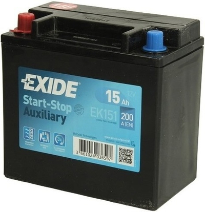 Exide Start&Stop AGM 6СТ- 15 ( EK151 ) аккумулятор