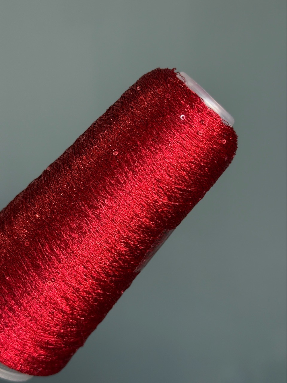 Пряжа Siyue Lurex Sequins пайтка 1,5 мм (33/восточный красный), 1800м/50гр