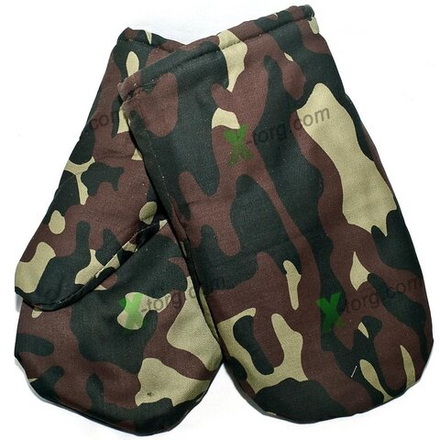 Варежки камуфлированные