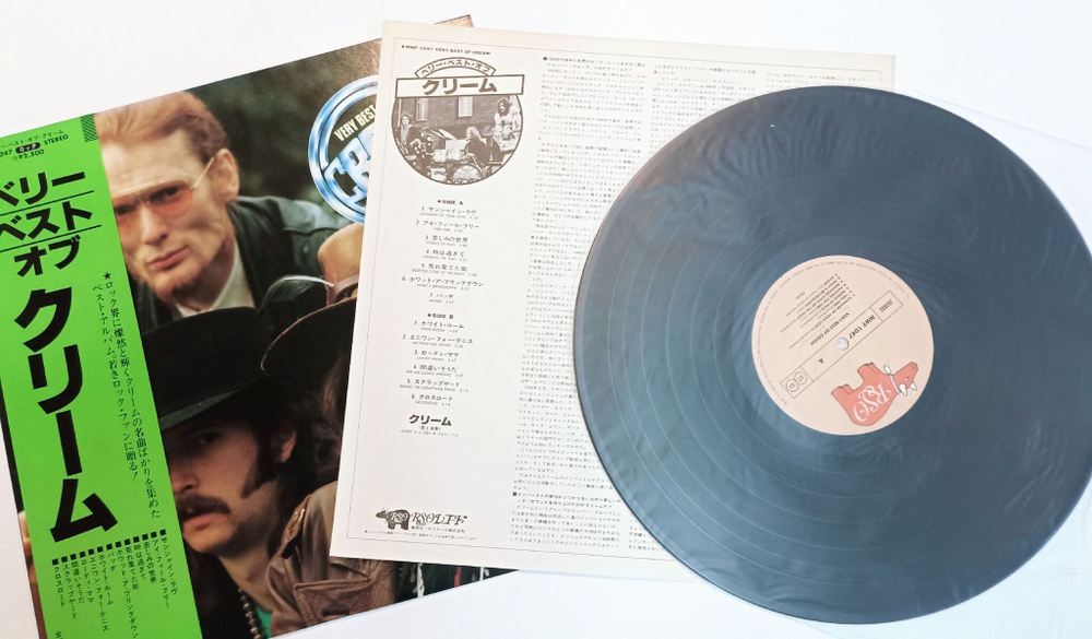 Винтажная виниловая пластинка LP Cream Very Best Of Cream (Japan 1978)